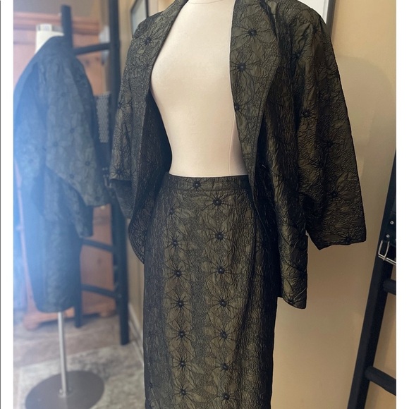 VINTAGE 80s EMILIO PARIS 2 piece set sz 4/6 - Picture 3 of 8